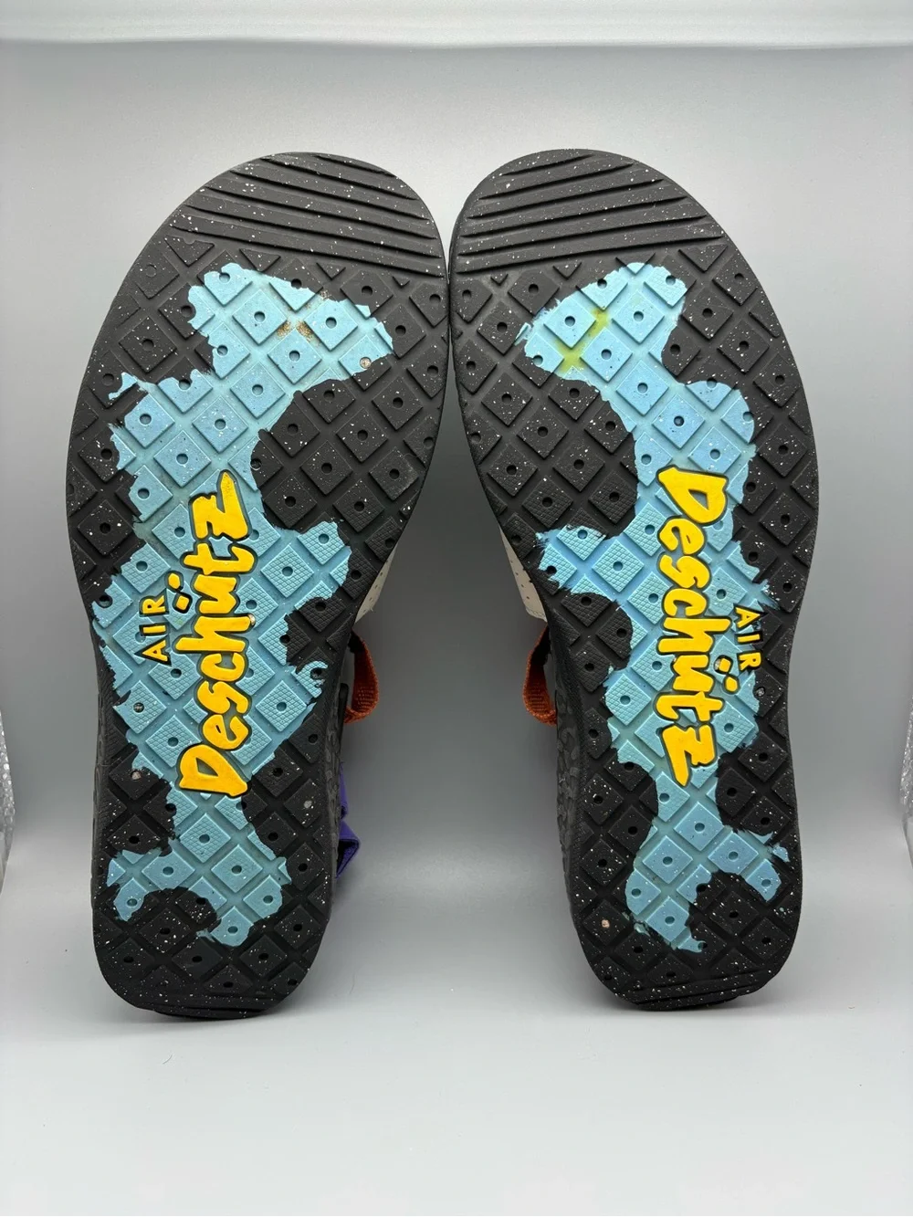 Nike ACG | Air Deschutz ACG Sandals - Black Orange Purple ; Mens 11